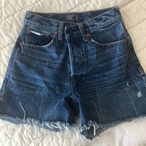 Abercrombie high rise shorts